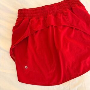 RED LULULEMON TENNIS SKIRT SZ 8
